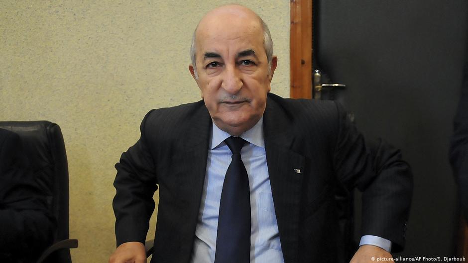 Algeriens Präsident Abdelmajid Tebboune; Foto: picture-alliance/AP