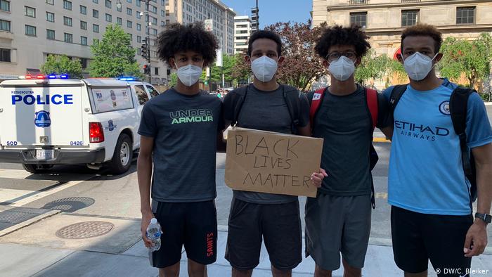 Protests in USA following the death of George Floyd (photo: DW/C. Bleiker)