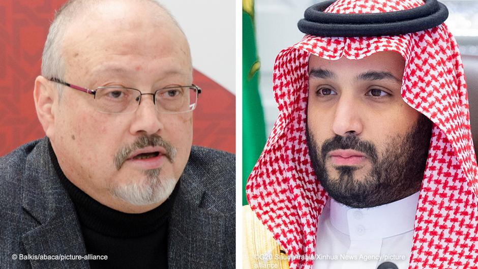 Kombibild Jamal Khashoggi und Mohammed bin Salman; Foto: Balkis Abaca/picture alliance; G20 Saudi Arabia/Xinhua News Agency/picture alliance