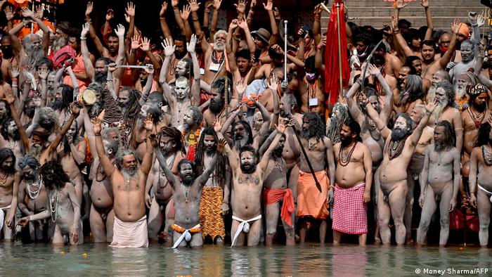 Indien Bildergalerie Coronavirus | Haridwar, Kumbh Mela Pilgerfest