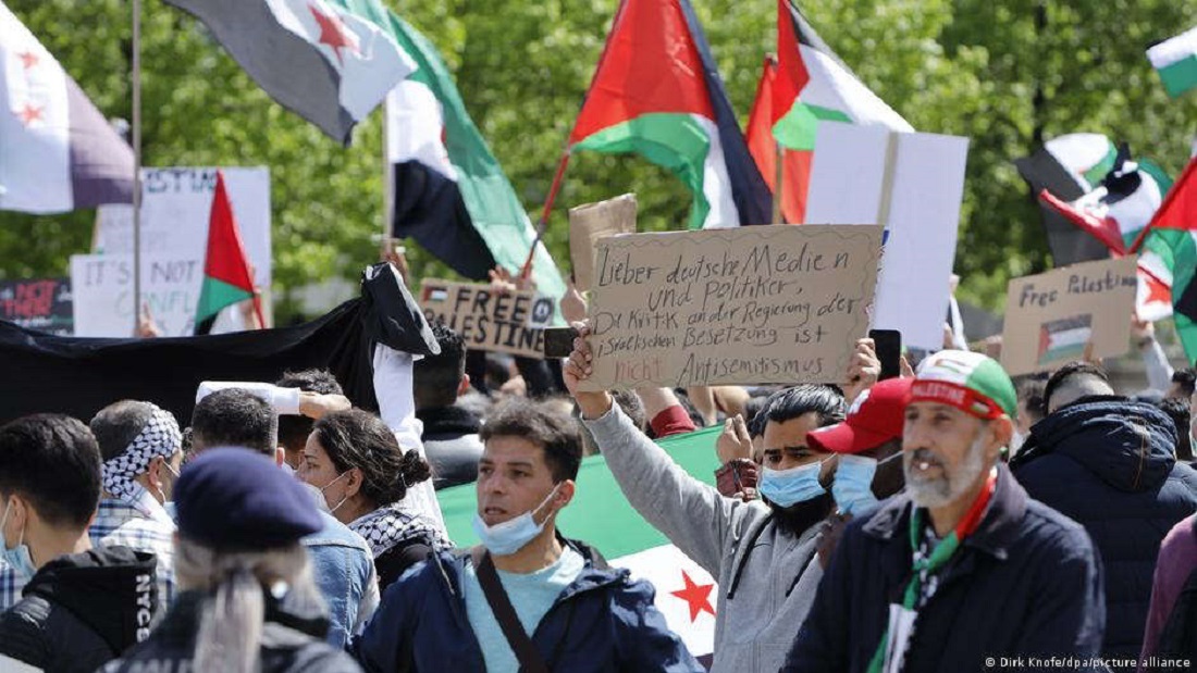 Middle East demonstration, Berlin.