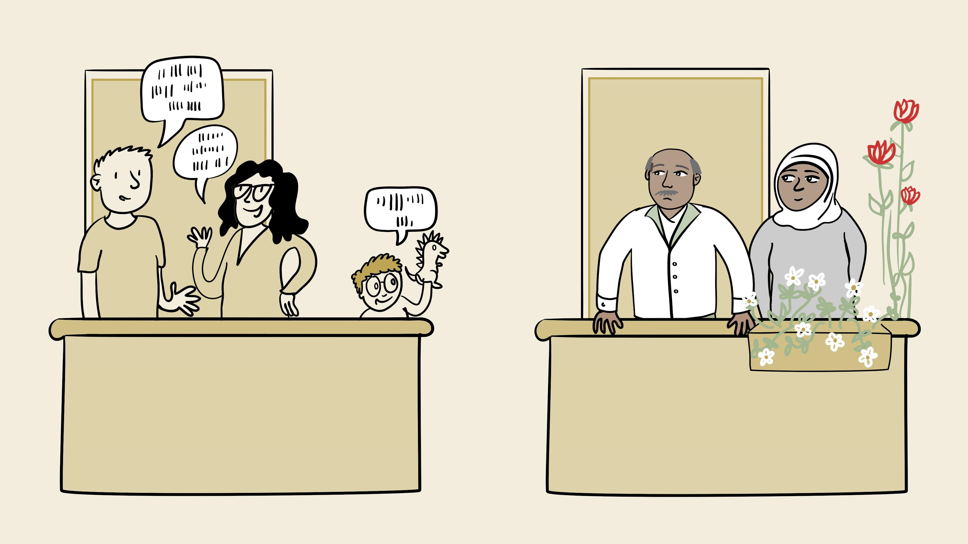 Illustration: 123comics, lizensiert unter CC BY-NC-ND Ausstellung über Syrer in Deutschland: Verbindungen und Begegnungen zwischen Syrien und Deutschland