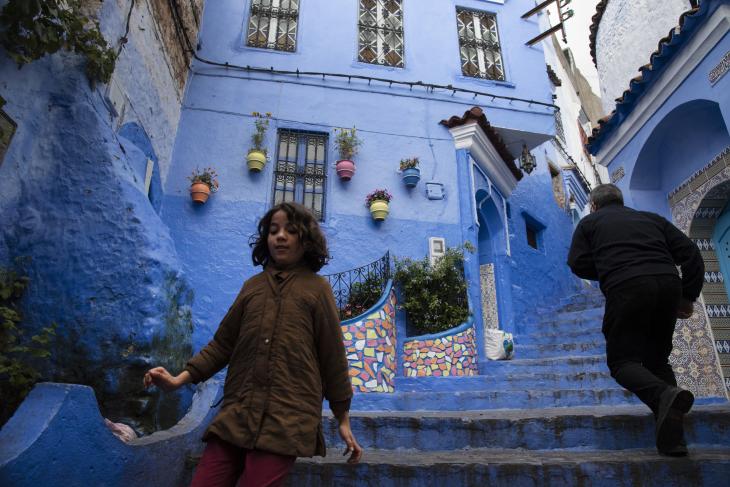 مدينة شفشاون - لؤلؤة زرقاء مغربية  03 Chefchaouen Moroccos Blue Pearl Photo Sugato Mukherjee