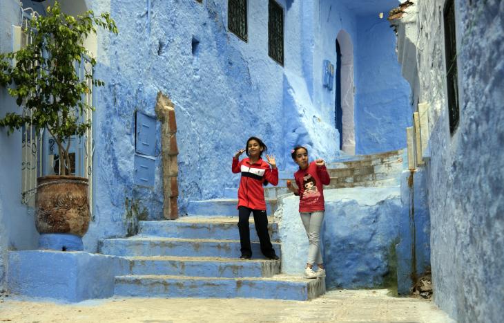 مدينة شفشاون - لؤلؤة زرقاء مغربية  12  Chefchaouen Moroccos Blue Pearl Photo Sugato Mukherjee