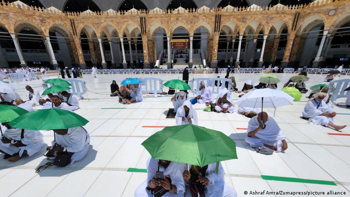 مليون حاج في مكة بأول موسم حج بعد انحسار كورونا 2022  04 eine Million Pilger in der ersten Saison nach Corona Mekka Islam Foto Picture Alliance