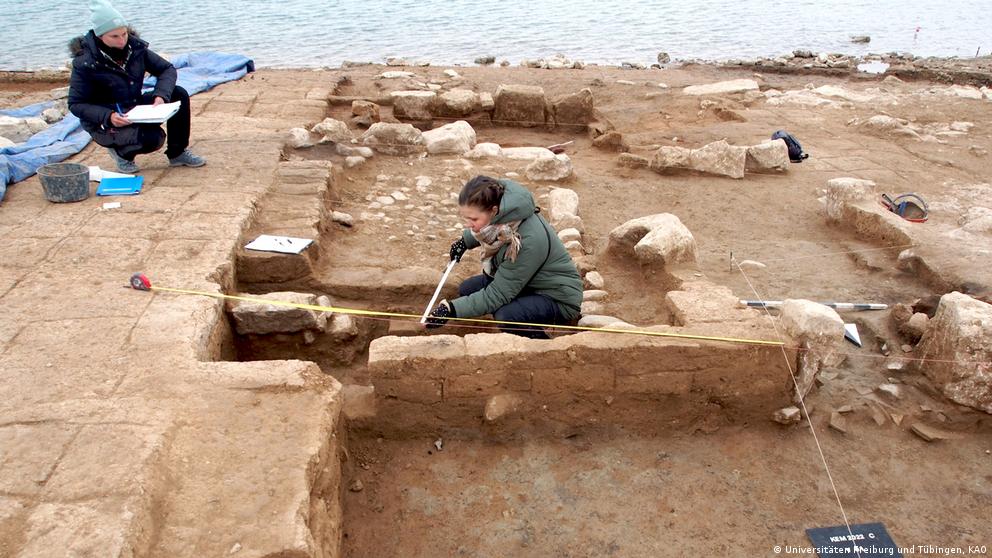 جفاف كشف مدينة زاخيكو الأثرية في العراق. ‏Irak archäologische Entdeckungen Foto Uni Freiburg und Uni Tübingen.