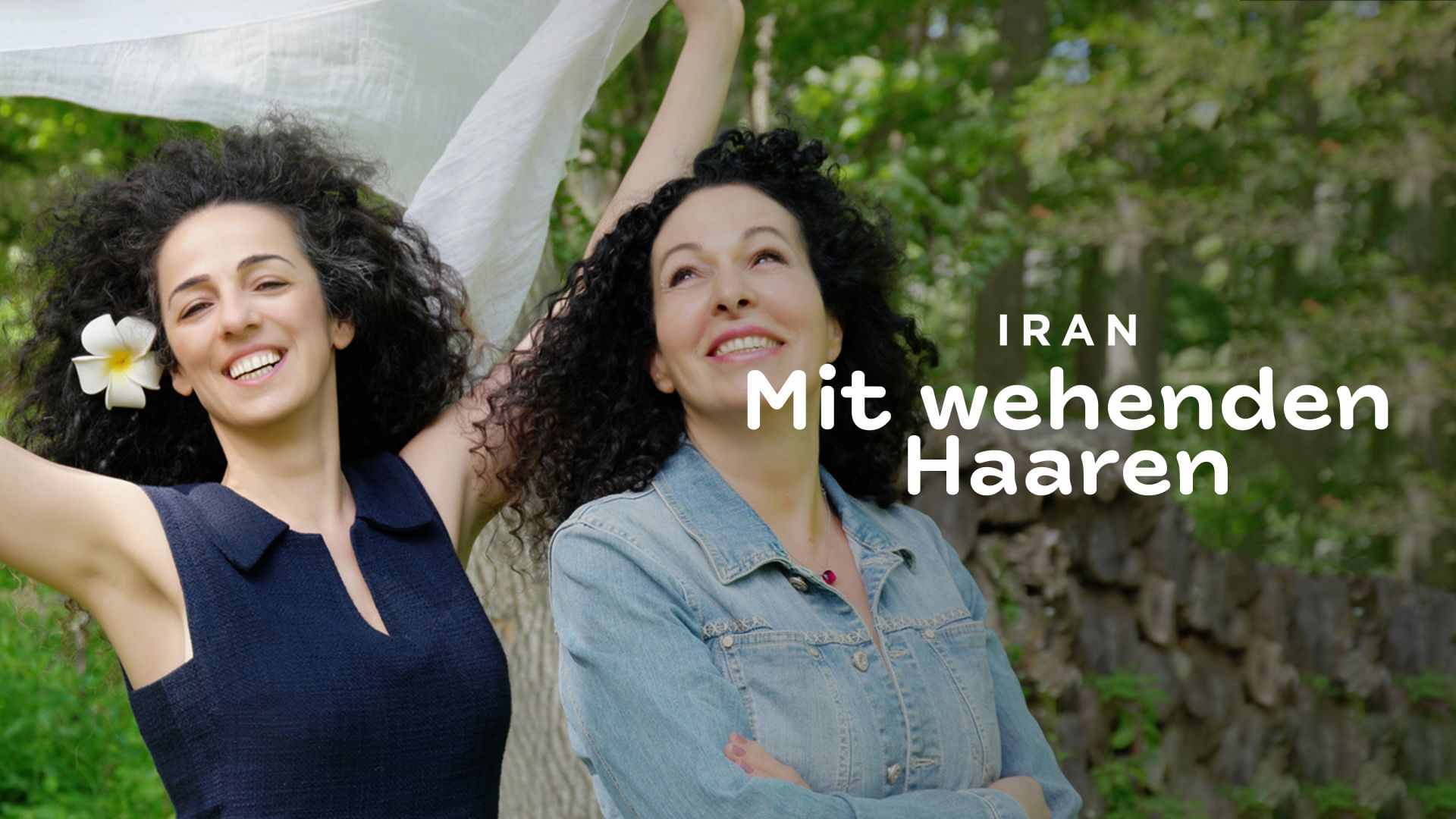 Screenshot. Doku „Mit wehenden Haaren gegen die Mullahs“