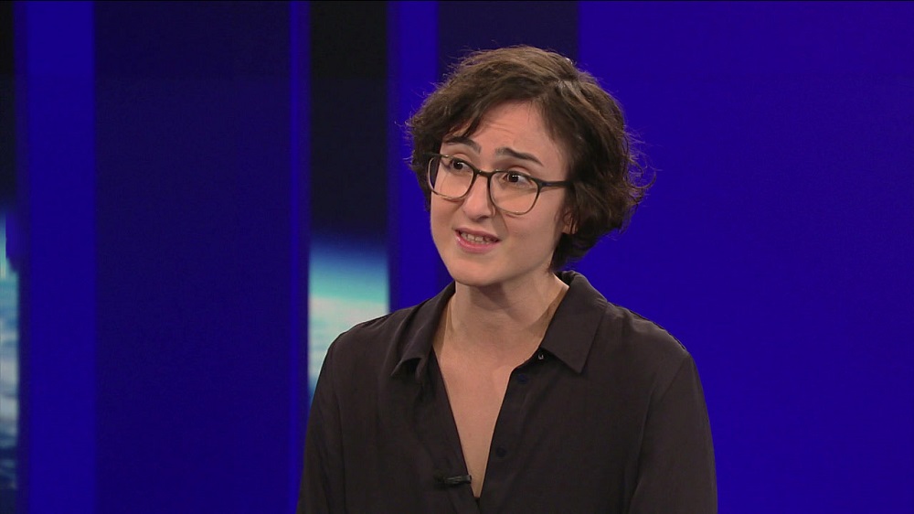 Die iranischstämmige Journalistin Solmaz Khorsand. Foto: ORF-TVthek