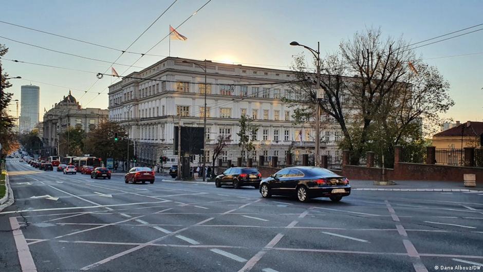 وسط العاصمة الصربية بلغراد. الصورة: مهاجرنيوز Serbien Flüchtline in Belgrad Foto DW 