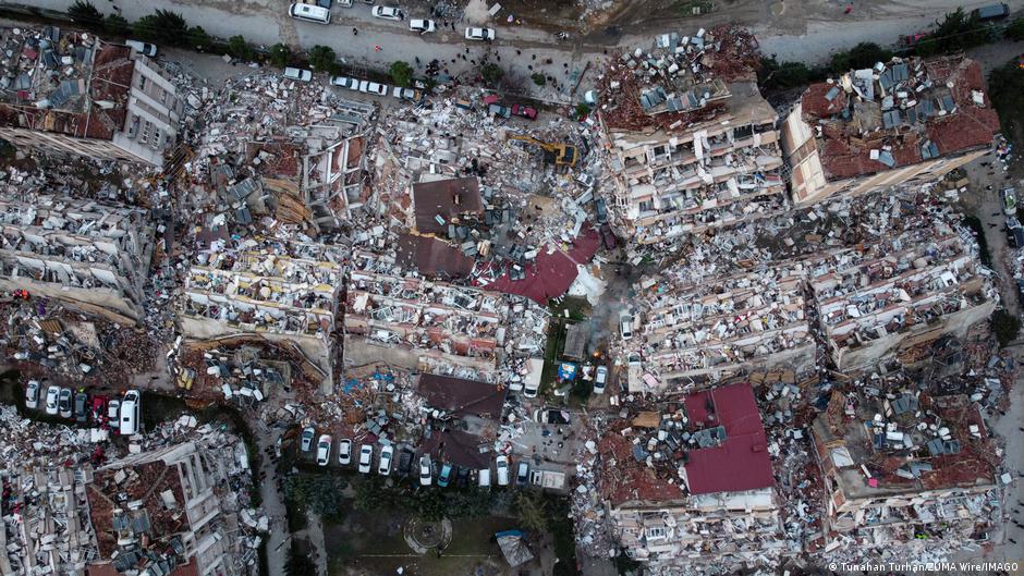 Destroyed residential area in Hatay, Turkey (image: Zuma Wire/Imago)