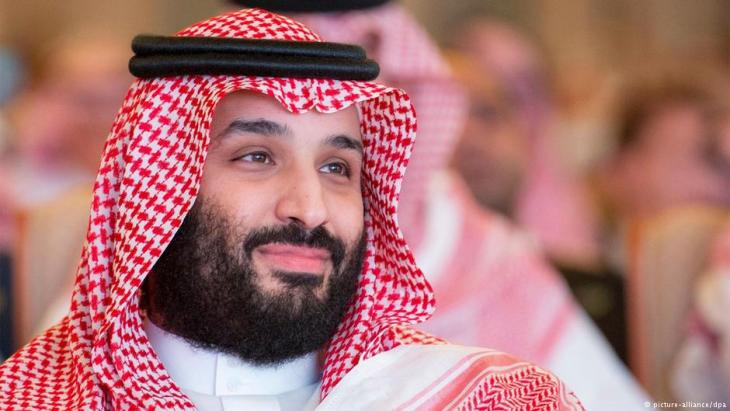 Kronprinz Mohammed bin Salman bei einer Investorenkonferenz am 28. Oktober 2018 in Riad, Saudi-Arabien (Foto: picture-alliance/dpa)