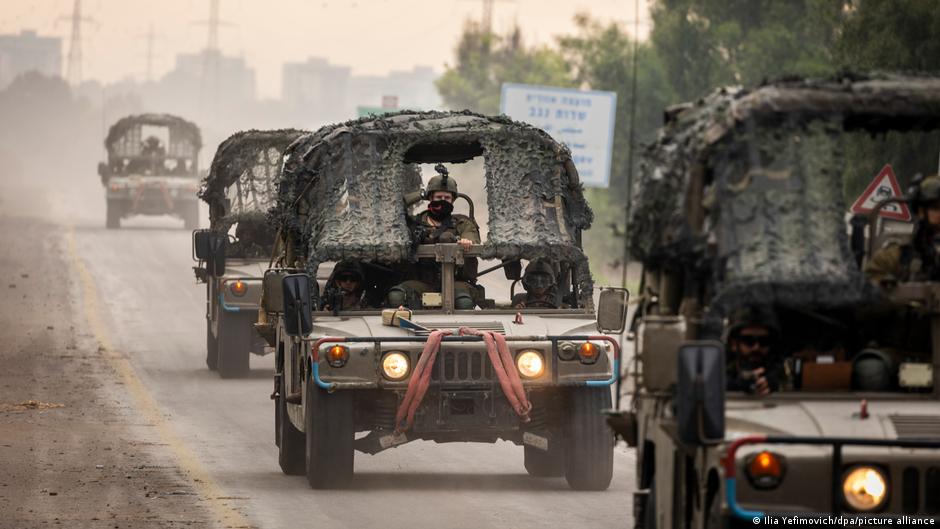 Israeli forces patrol areas along the Israeli-Gaza border