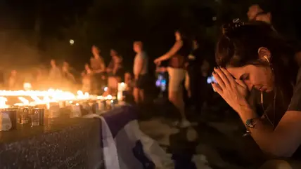 Trauer in Tel Aviv nach dem terroristischen Angriff der Hamas mit mehr als 1400 Toten.