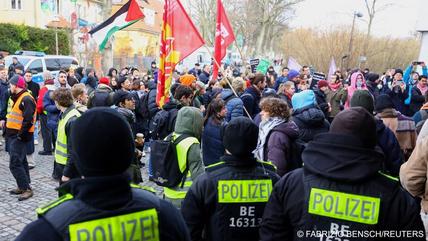 Propalästina-Protest an der Freien Universität Berlin