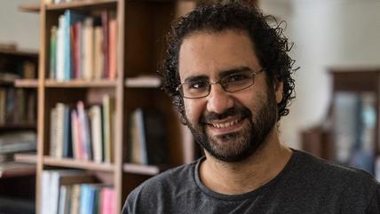 الناشط اليساري الحقوقي المصري البارز علاء عبد الفتاح. 