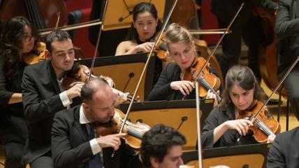 The orchestra's repertoire includes symphonic works, operas and chamber music. Concert highlights have included performances at the Berlin Philharmonie or Milan's Teatro alla Scala. The orchestra is a regular guest at the BBC Proms and the festivals in Salzburg and Lucerne