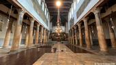 Die Geburtskirche in Bethlehem ist an Weihnachten 2023 leer. 