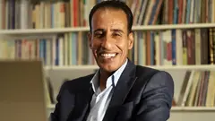 Der jordanische Literaturpreisträger Jalal Barjas, 2021