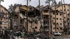 Irpin liegt nur 20 Kilometer von Kiew entfernt - die Stadt war zuletzt Schauplatz heftiger Gefechte; Foto: getty Images