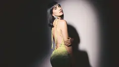 المغنية الإسرائيلية الإيرانية ليراز شارهي. 